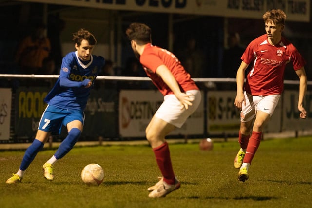 Action from Selsey's 2-1 win over Arundel at the High Street Ground in division one of the SCFL / Picture: Chris Hatton