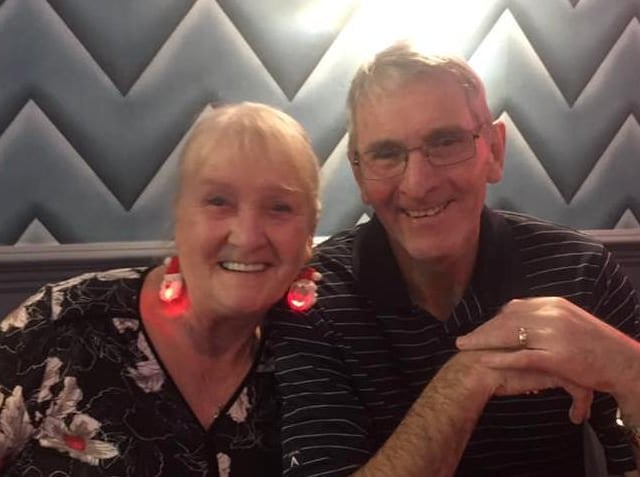 Jackie and Dennis were at junior school together in the same class but never noticed one another. At age of 24, Dennis became a drummer for a band, which Jackie's former husband was a part of. Following Jackie's divorce in 1972, Dennis asked her out and they married one year later. Jackie said: "I found a new husband, friend, and soul mate in the past 50 years. He was never married before and no children. He has been Dad to my two girls. He was my destiny. True love lasts an eternity."