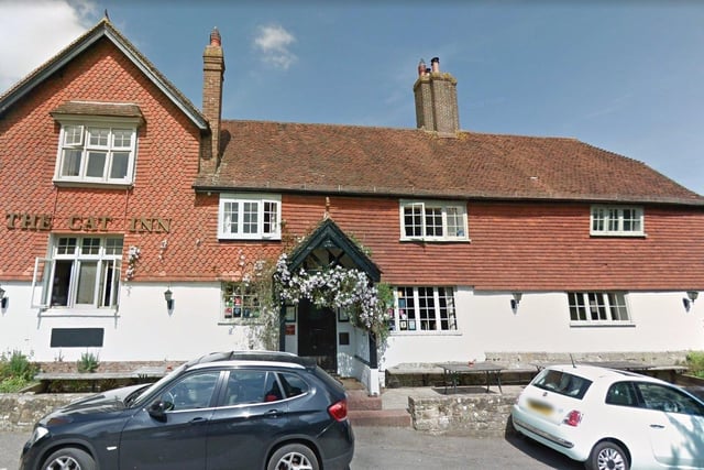 The Cat Inn in North Lane, West Hoathly, East Grinstead, has an overall rating of 4.6 from 548 Google reviews. The pub can be found in the Good Beer Guide 2021 and the restaurant offers freshly prepared pub food. Picture: Google Street View. SUS-210818-135124001