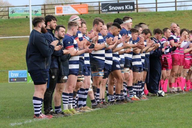 A minute's applause in tribute to Evesham RFC wing Jack Jeffery, who died after being injured in a game last weekend