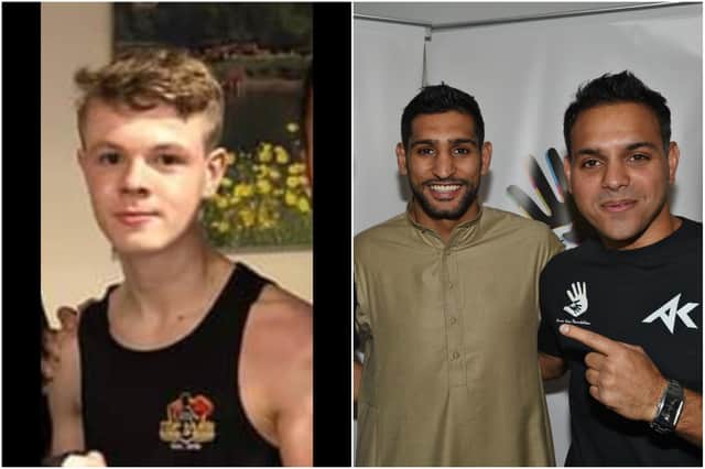 Amir Khan and Peterborough's Top Yard School of Boxing head coach Balil Javed have paid tribute to 18-year-old Jimmy Maloney - who tragically died last week.