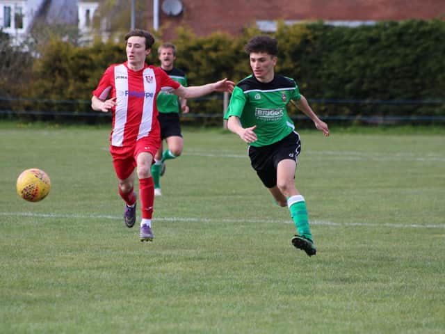 Horncastle Town v Sleaford Town Rangers. Photo: Oliver Atkin