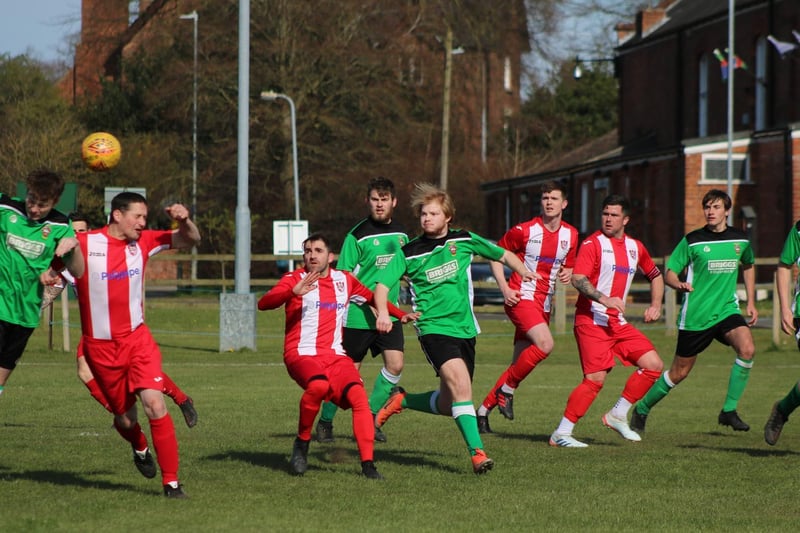 Horncastle Town v Sleaford Town Rangers. Photo: Oliver Atkin