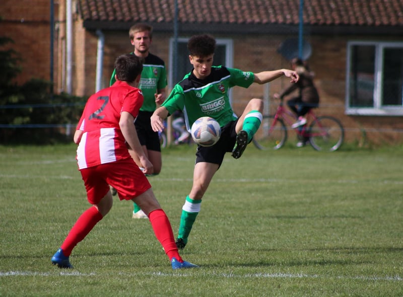 Horncastle Town v Sleaford Town Rangers. Photo: Oliver Atkin