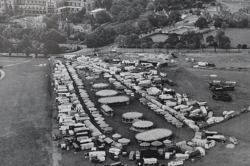 The fairground on the Embankment.