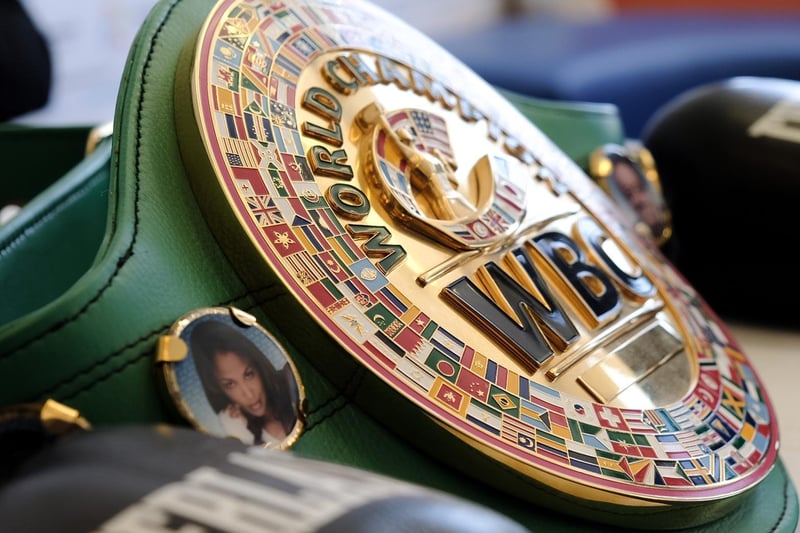 A world title belt