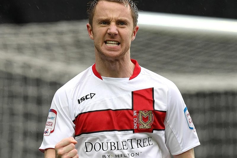 Not really used as a striker all that often, Bowditch enjoyed his best years at MK Dons, scoring 47 goals from wide