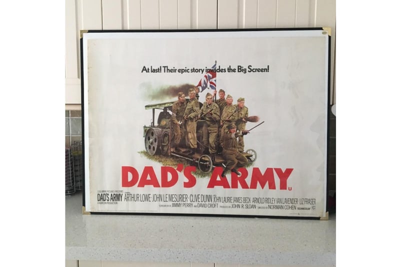 Dad's Army film poster in Banbury resident Bob Page's collection