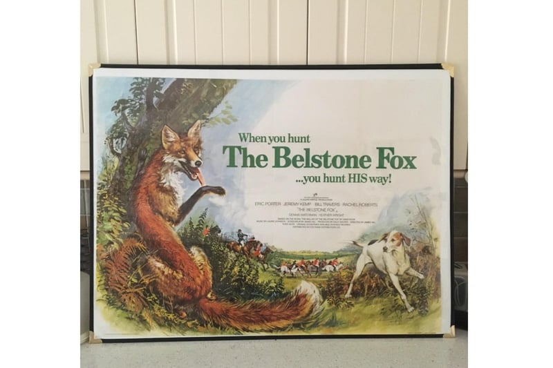 The original film poster for The Belstone Fox in the collection belonging to Banbury resident Bob Page