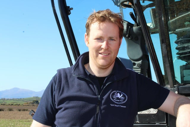 Richard Orr runs Meadow Farm near Downpatrick, Co. Down. The
family have been working the land for three generations and while the farm started with livestock, Richard now grows potatoes and cereals like oats for porridge.