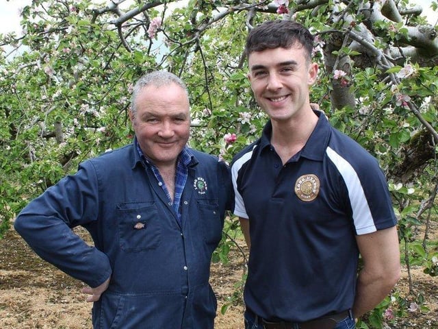 Pat and Peter McKeever run Long Meadow Farm, Portadown, where they farm around 80 acres of orchard. They also now produce their own apple juice, cider, and apple cider vinegar.
