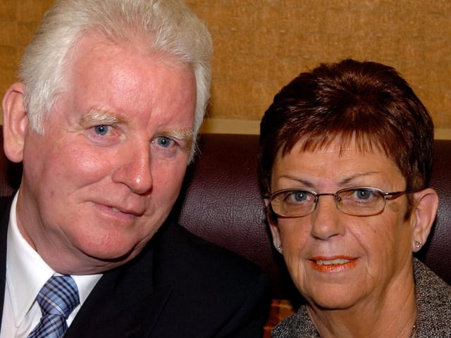 Mr. and Mrs. Paul Hampsey pictured at Ogra Colmcille GFC annual presentation dinner dance in 2007.