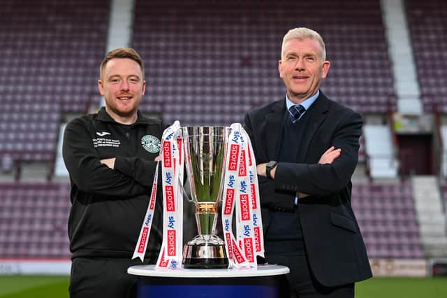 Hibs Women's manager, Dean Gibson, and Rangers manager, Malky Thomson, will go head-to-head for the Sky Sports SWPL League Cup at Tynecastle on Sunday.