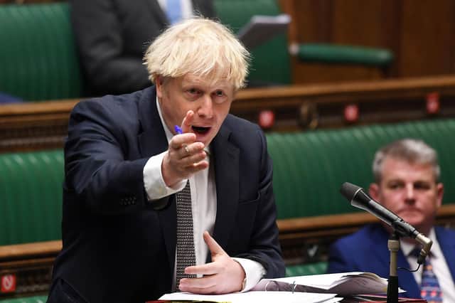 Boris Johnson should be a one-nation Conservative and shun ideas of turning post-Brexit Britain into 'Singapore-on-Thames' if he wants to reverse rising support for Scottish independence (Picture: Jessica Taylor/UK Parliament/AFP via Getty Images)