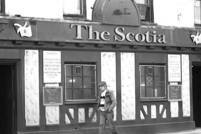 Since 2007 , there have been reports of the Scotia Bar being haunted by a former landlord who died in the cellar. There are also reports of two other spirits; Willy sits in a room, while 'Annie' has apparently contacted a visiting medium.