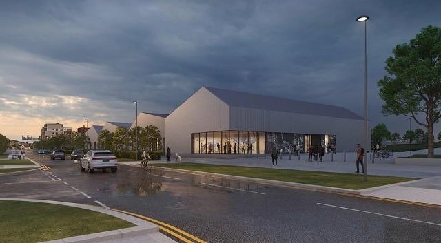 The proposed £75 million Art Works, in Granton, would develop an 11 acre site to create a huge archive and publicly accessible store of over 100,000 artworks from National Galleries of Scotland, the Royal Scottish Academy and the Demarco Archives. There would also be art studios, libraries, research rooms, exhibition spaces, a cafe and a sculpture garden. It's currently at the pre-planning stage.