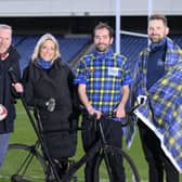 Doddie Aid launch with Andy Nichol, Jill Douglas, David Zyw and John Barclay. Picture; © Craig Watson