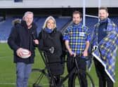 Doddie Aid launch with Andy Nichol, Jill Douglas, David Zyw and John Barclay. Picture; © Craig Watson