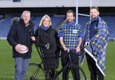 Doddie Aid launch with Andy Nichol, Jill Douglas, David Zyw and John Barclay. Picture; © Craig Watson