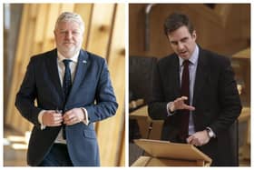 Angus Robertson, SNP MSP for Edinburgh Central, and Daniel Johnson, Labour MSP for Edinburgh Southern.