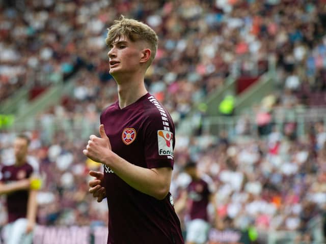 Hearts' James Wilson is just 17-years-old and made his debut against Dundee at the weekend.