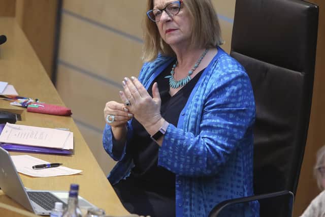 Linda Fabiani has criticised the way Salmond Inquiry conclusions were leaked to the media.