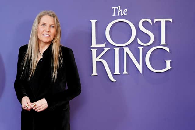 Philippa Langley, who lives on the outskirts of Edinburgh, identified the location of the lost grave of Richard III with her story made into the film The Lost King. PIC: Ian West.