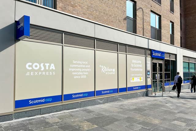 Scotmid's new-look branch at Fountainbridge in Edinburgh.