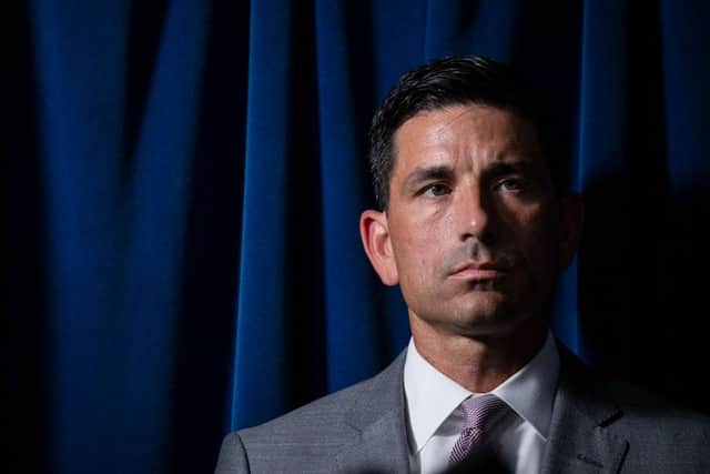 Acting Secretary of Homeland Security Chad Wolf during a press conference on the actions taken by Customs and Border Protection and Homeland Security agents in Portland during protests in July 2020 (Photo: Samuel Corum/Getty Images)