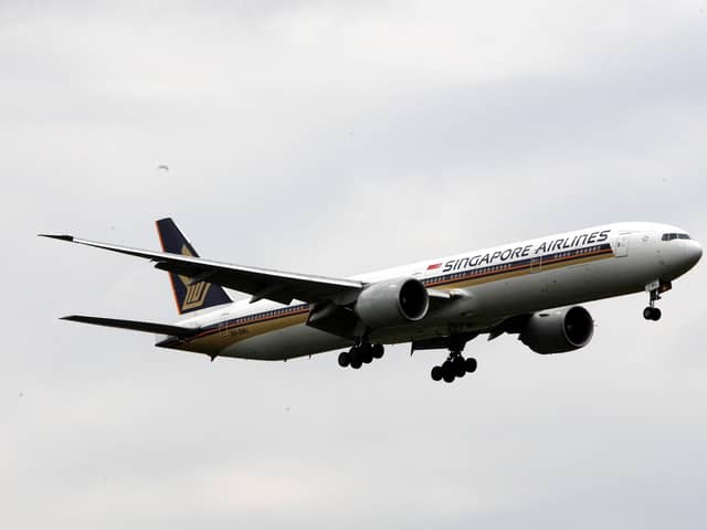 A Singapore Airlines flight from Heathrow Airport to Singapore 'encountered severe turbulence'.