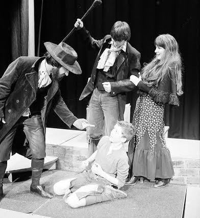A production of Oliver Twist at the Sutton Centre in 1980