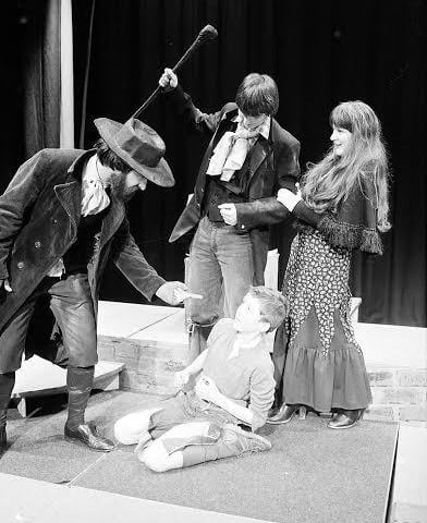 A production of Oliver Twist at the Sutton Centre in 1980