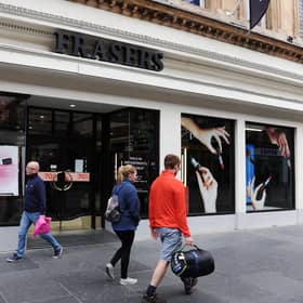 Frasers Group, controlled by retail entrepreneur Mike Ashley, includes House of Fraser, Game Digital, Jack Wills, Evans Cycles (which remained open as an essential retailer) and Sports Direct. Picture: John Devlin