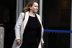 Nicola Sturgeon's former chief of staff Liz Llloyd departs the Covid inquiry at the Edinburgh International Conference Centre. Picture: Getty Images