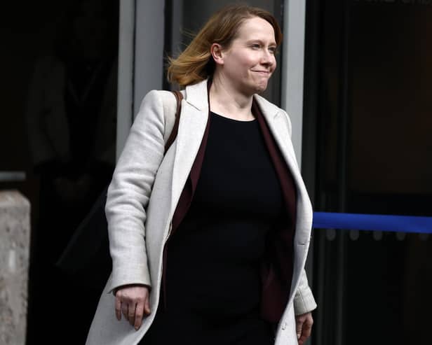 Nicola Sturgeon's former chief of staff Liz Llloyd departs the Covid inquiry at the Edinburgh International Conference Centre. Picture: Getty Images
