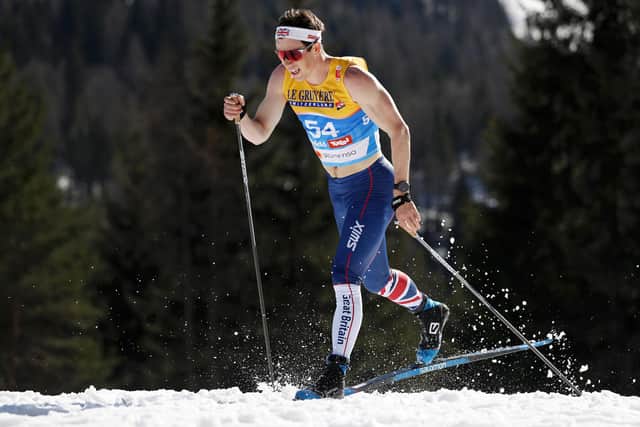 Huntly's Andrew Musgrave is targeting a cross-country skiiing medal at the 2022 Winter Olympics. Picture by Linnea Rheborg/Getty Images
