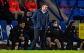 St Johnstone manager Callum Davidson during the 1-1 draw with Hearts.