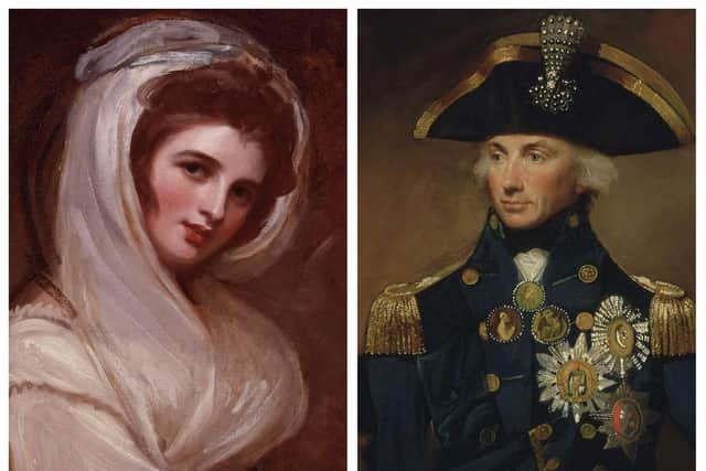 Lady Emma Hamilton and Lord Horatio Nelson enjoyed a very public love affair with the relationship illuminated by a rare document which will come up for auction in Edinburgh next week. PIC: Picryl.