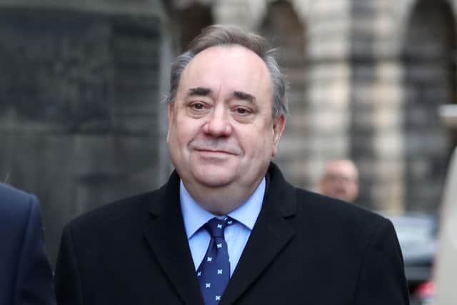 Alex Salmond is set to appear today.