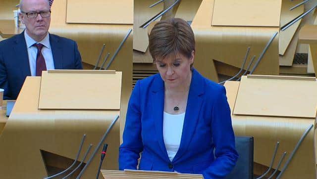 First Minister Nicola Sturgeon