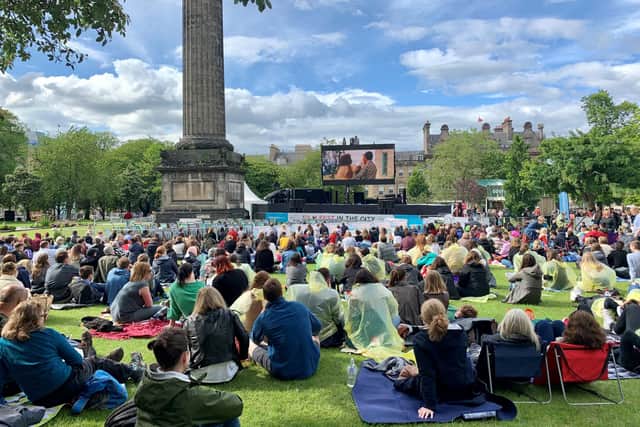 Free outdoor screenings are being staged by the film festival at Port Edgar Marina and St Andrew Square.