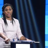 Former Conservative leadership candidate Kemi Badenoch, a former equalities minister, stood on an 'anti-woke' platform (Picture: Jonathan Hordle/ITV via Getty Images)
