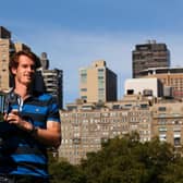 Andy Murray poses with the US Open trophy back in 2012, when he defeated Novak Djokovic to win his first slam.