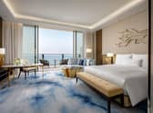Inside a Royal Seascape King room at Atlantis The Royal. Pic: PA Photo/Atlantis The Royal.