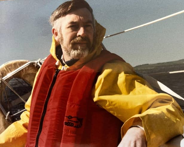 Away from his medical duties Roger Wild loved sailing and the sea
