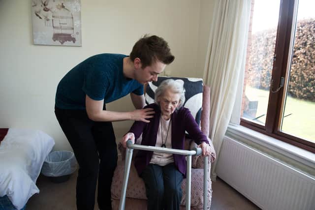 Three in four people who have a family member in a care home have suffered mental distress due to Covid-19 restrictions, a study has shown. Picture: John Devlin