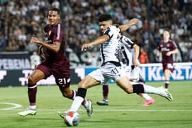 Hearts found the going tough against PAOK, with Taison putting in an impressive performance for the Greeks.