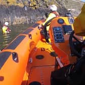 Kinghorn RNLI: Two men in inflatable kayak capsize in the Firth of Forth