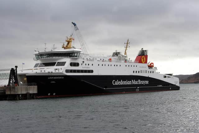 MV Loch Seaforth is CalMac's newest and largest ferry