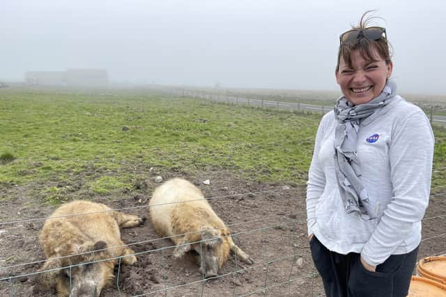 Lorraine Kelly on holiday in Orkney. Pic: Contributed